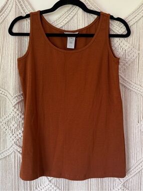 Multiples Rust Brown Soft Tank Camisole XS